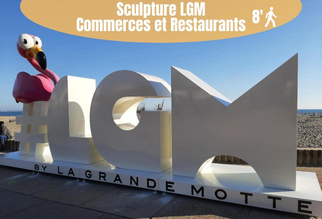 La Casita - Studio Confort Avec Terrasse Et Parking Prive- La Grande Motte, Montpellier Buitenkant foto